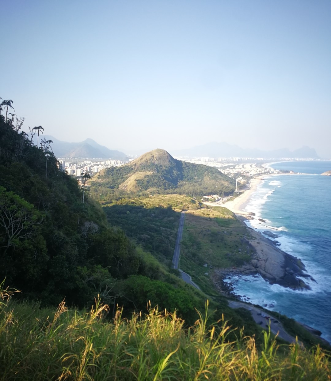 Panoramic view from the top of Prainha natural reserve.