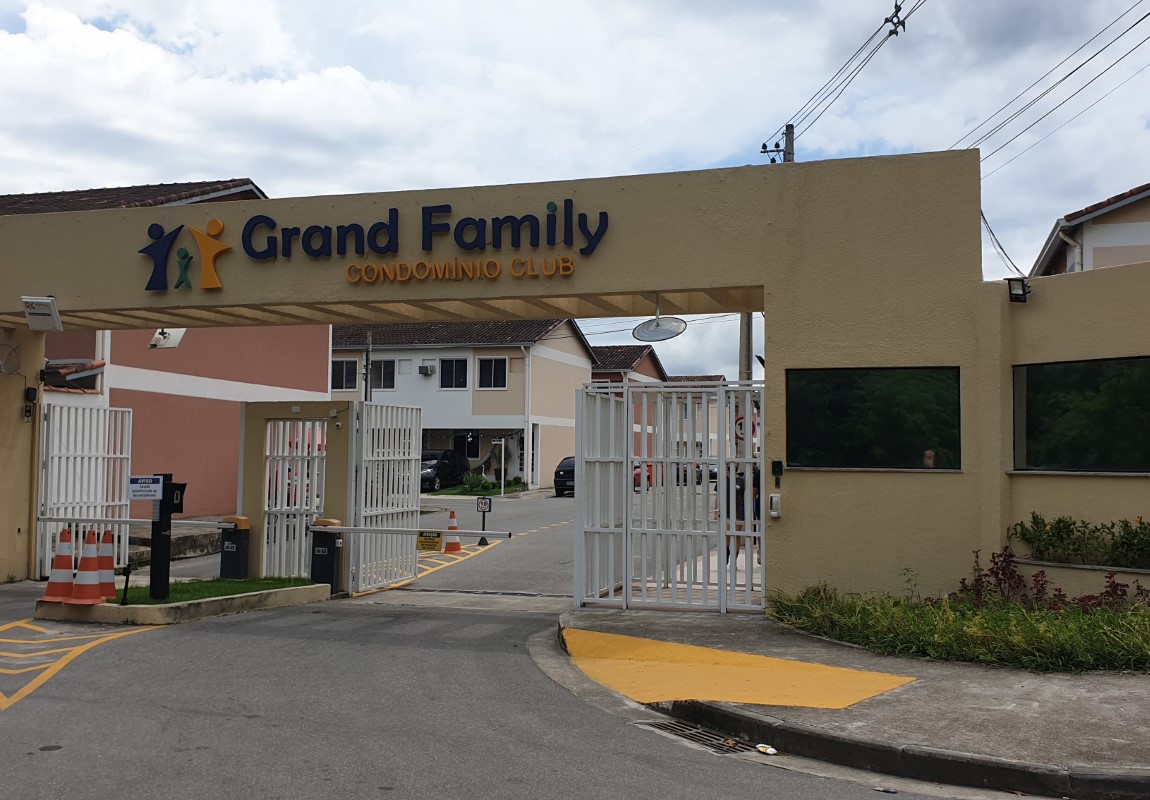 Entrance of guarded community.